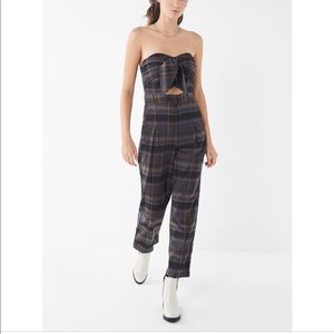Plaid jumpsuit